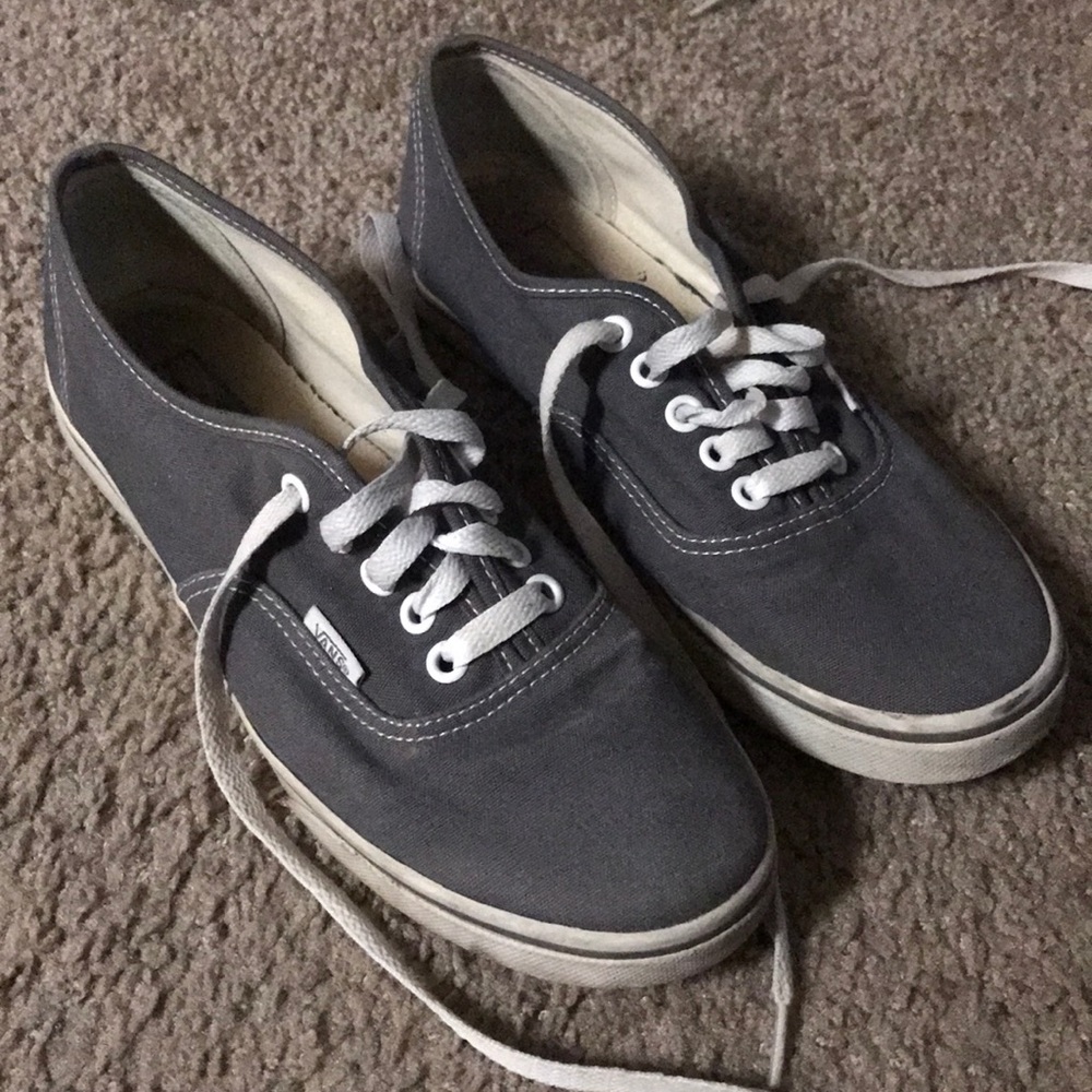 Gray Authentic Lo Pro Vans